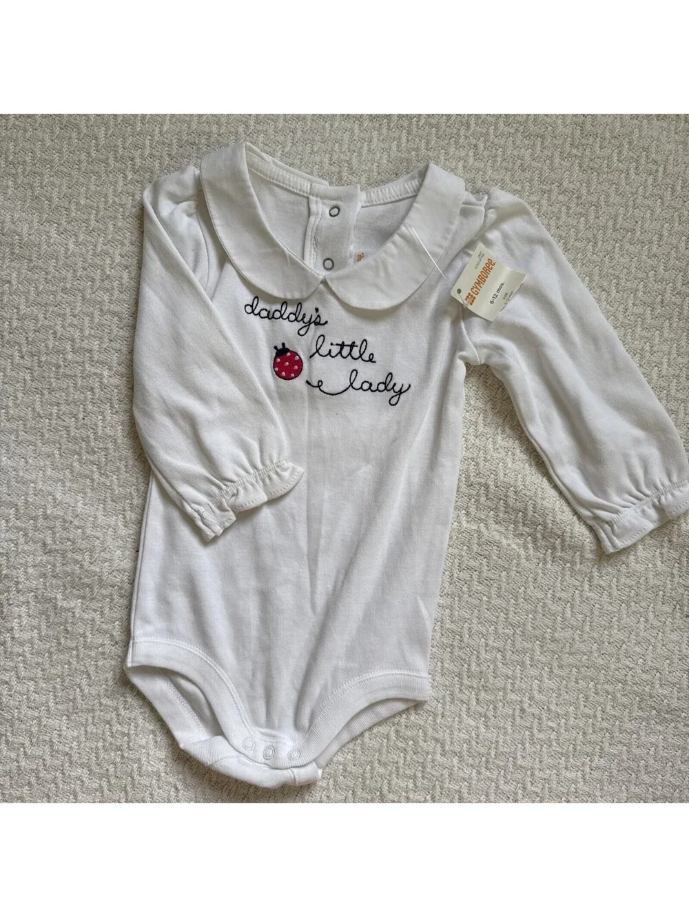 Gymboree 2012 Brand New Daddy's Little Lady Love Bug Bodysuit Size 6-12M
